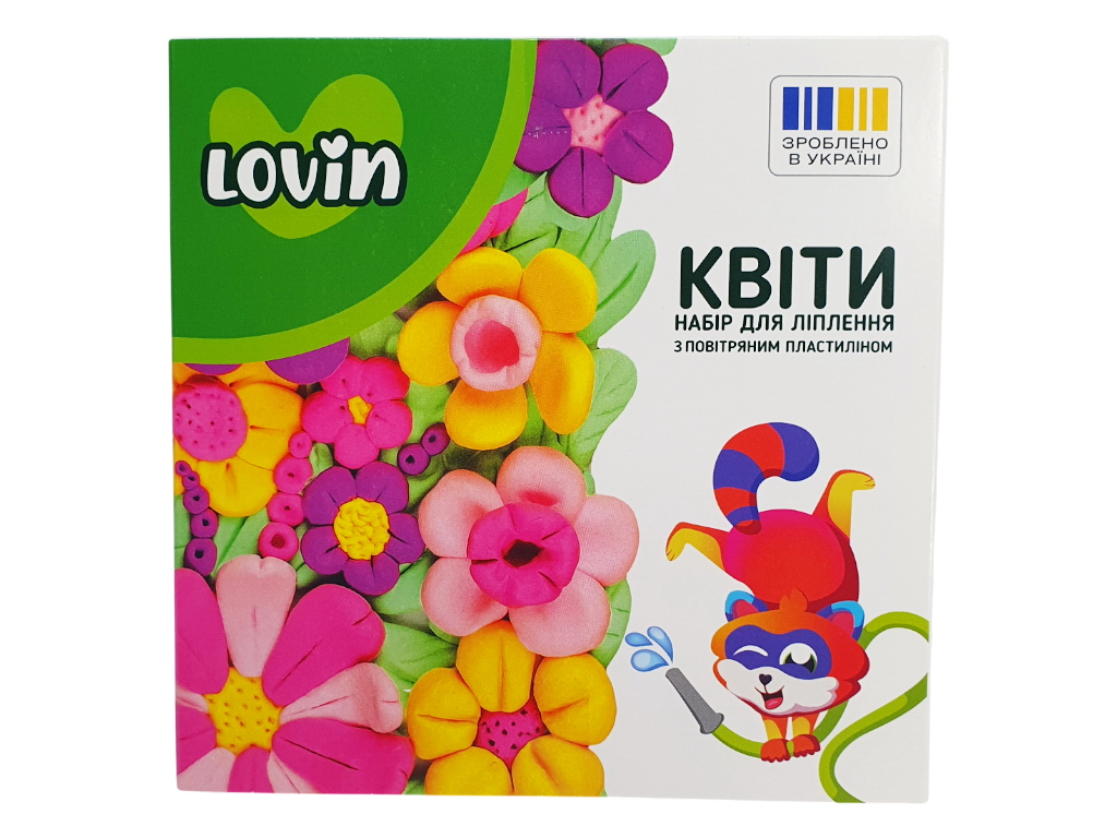 Набір для ліплення об’ємної картини "Квіти", TM LOVIN'DO 7000227