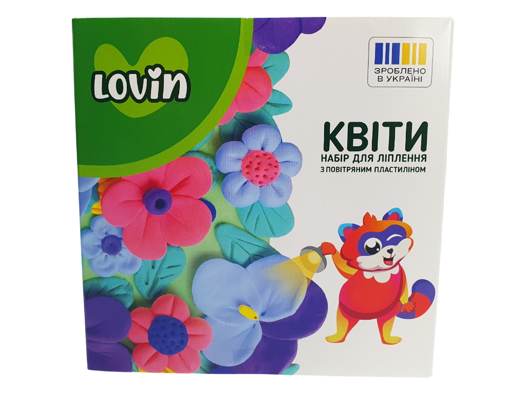 Набір для ліплення об’ємної картини "Квіти", TM LOVIN'DO 7000227