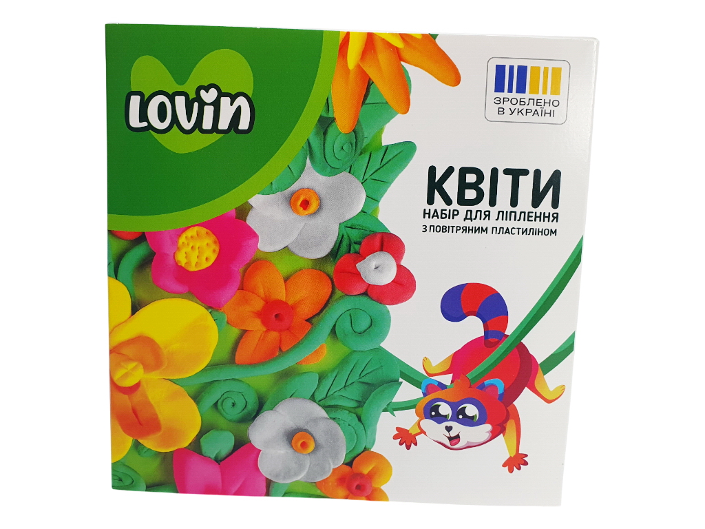 Набір для ліплення об’ємної картини "Квіти", TM LOVIN'DO 7000227
