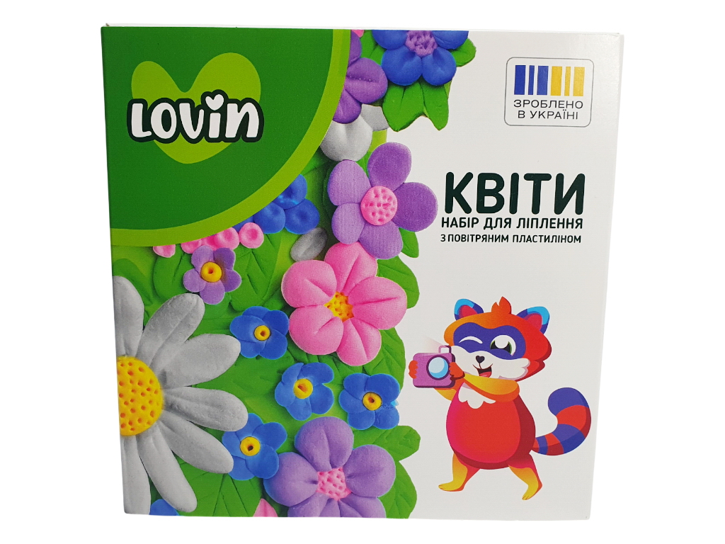 Набір для ліплення об’ємної картини "Квіти", TM LOVIN'DO 7000227