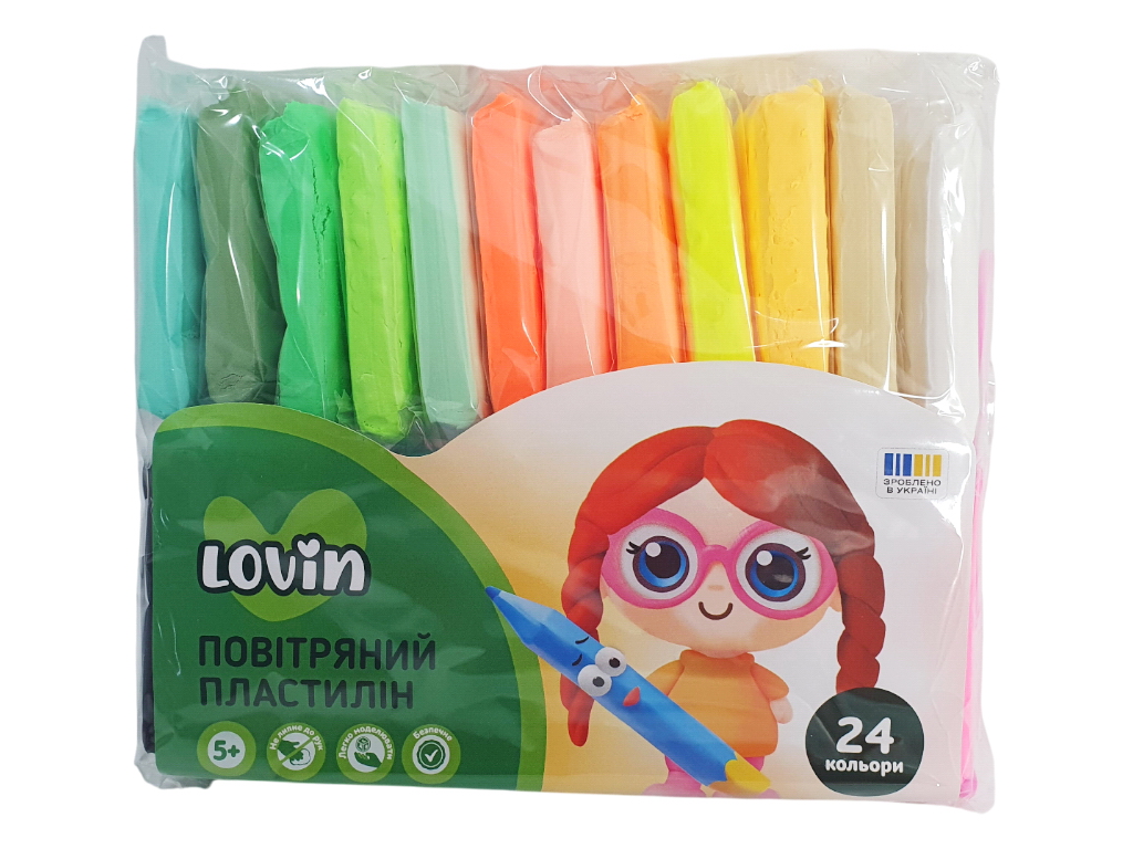 Купить Набор воздушного пластилина. 24 цвета. TM LOVIN'DO 70132