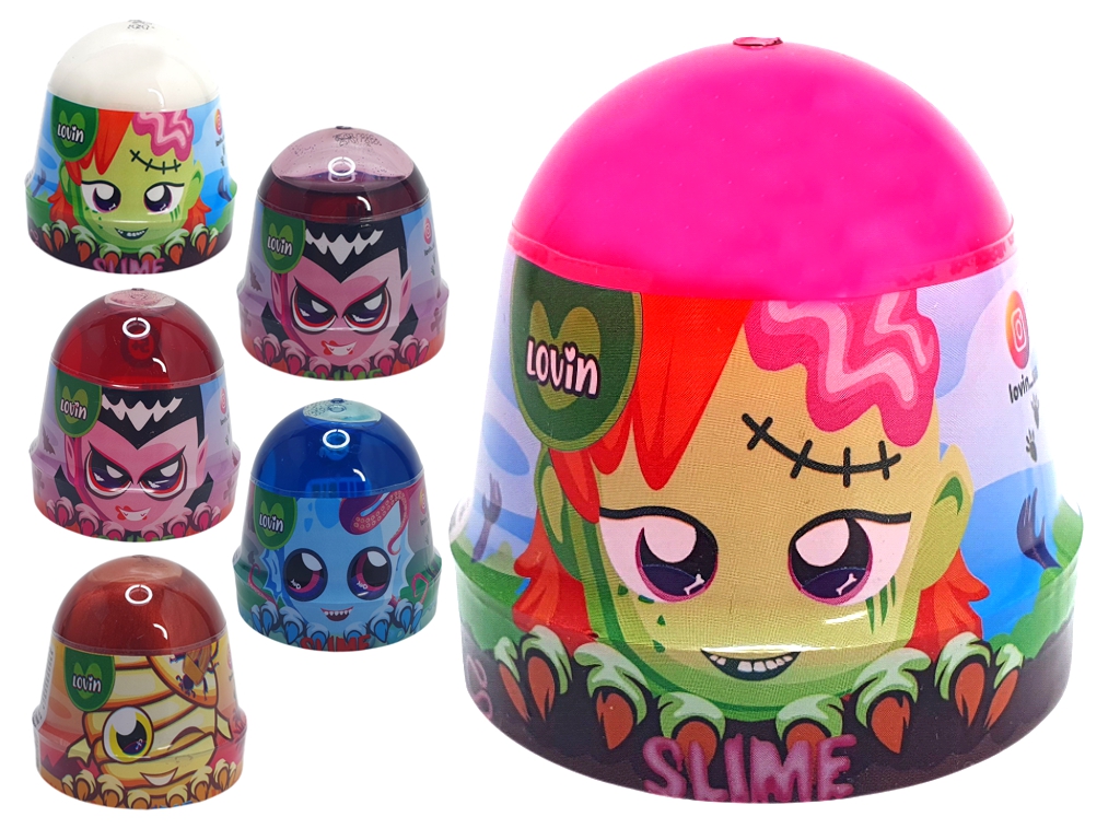 Іграшка-антистрес слайм Monster’s Slime, 120 мл, у фігурній баночці, LovinDO