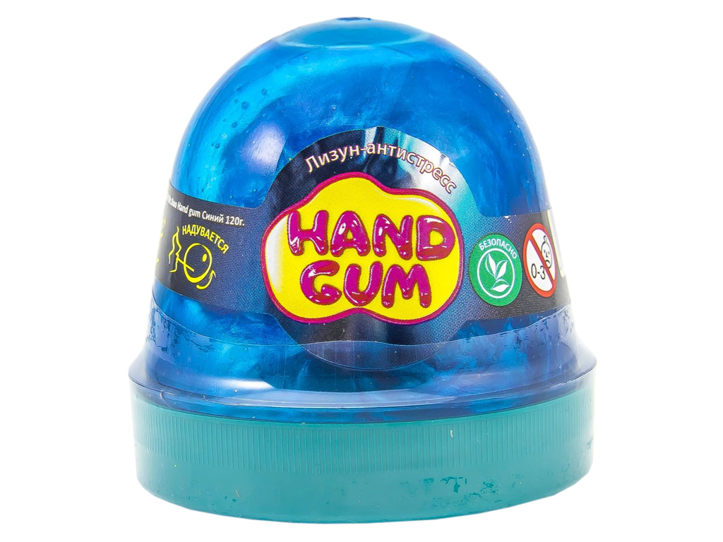 Лізун-антистрес Hand gum Синій 120 грам. TM Mr.Boo 80098