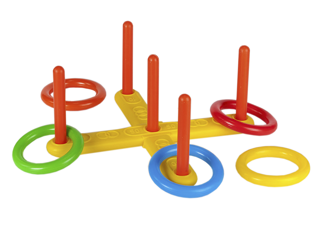 Кольцеброс набор для метания ИП.14.000, 38×16,5 см, Toys-plast