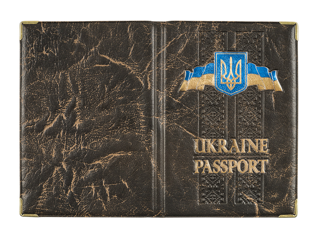 Обложка для Паспорта Украины. Tascom 09-PA. Герб ЕТНО