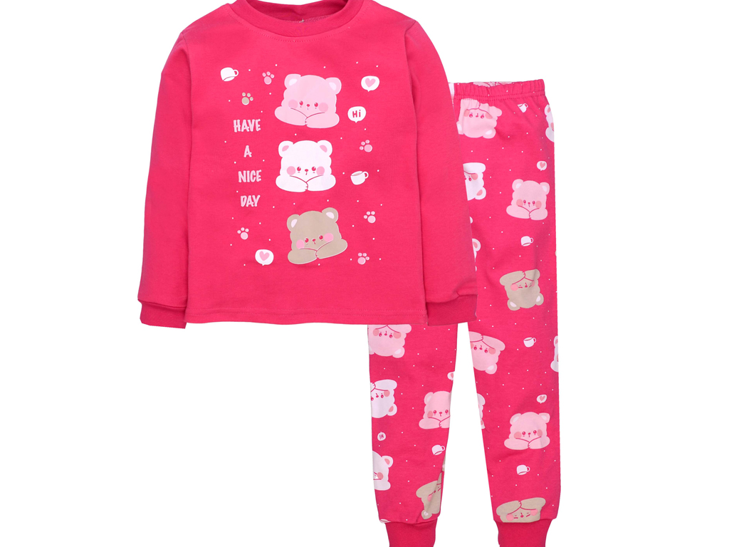 Пижама детская для девочки розовая. Рост 128. Татошка 0106302спт