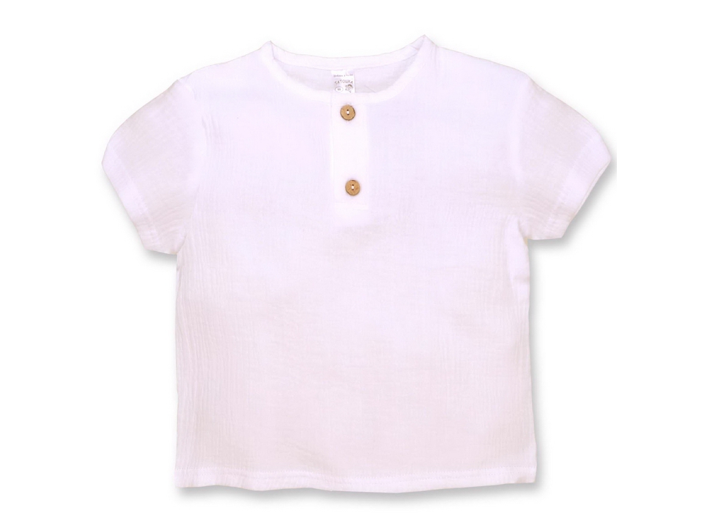 Футболка детская унисекс, цвет молочный, рост 116, Татошка
