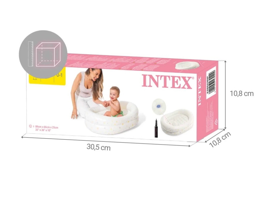 Басейн дитячий надувний Зірка, Intex 48523