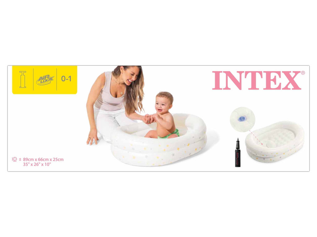 Басейн дитячий надувний Зірка, Intex 48523