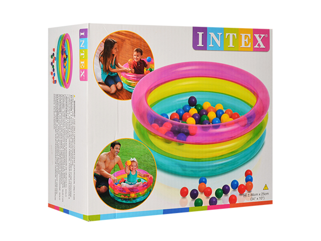 Басейн дитячий з кульками Intex 48674