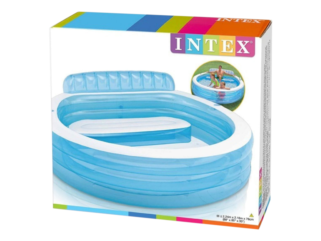 Басейн дитячий з надувним сидінням Family Pool. Intex 57190