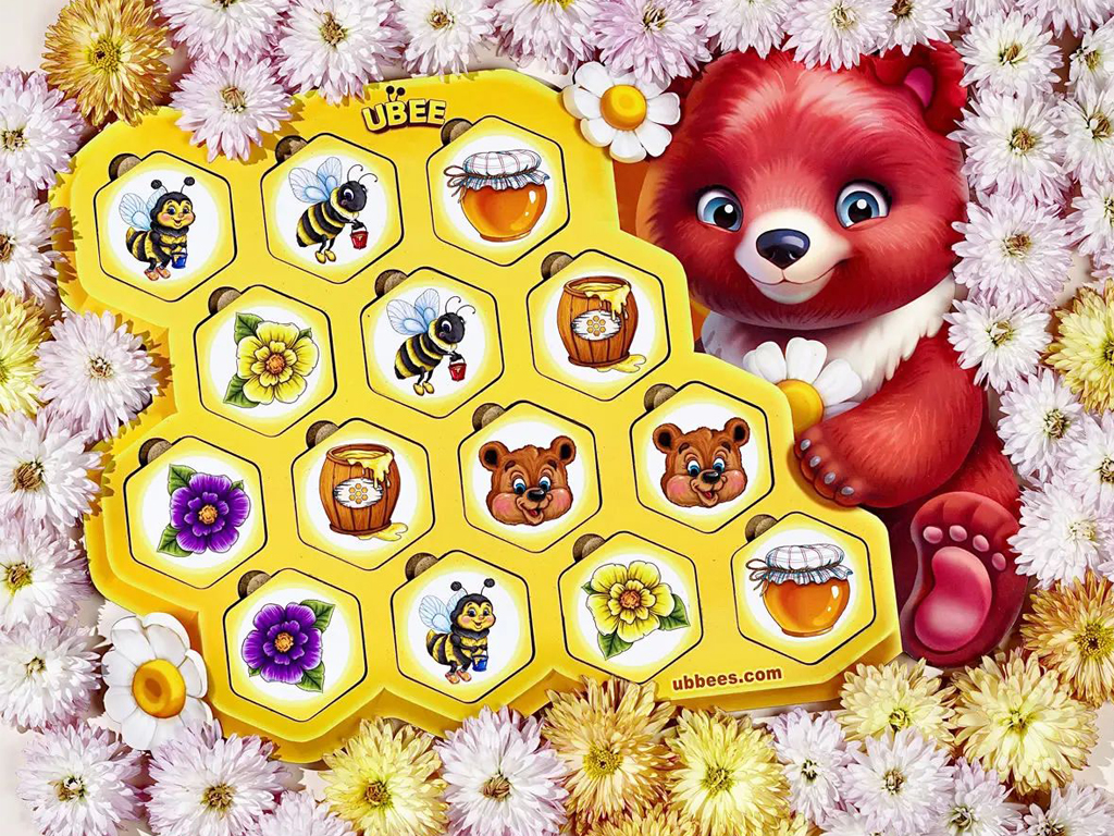 Розвиваюча гра Меморі соти, Ubumblebees