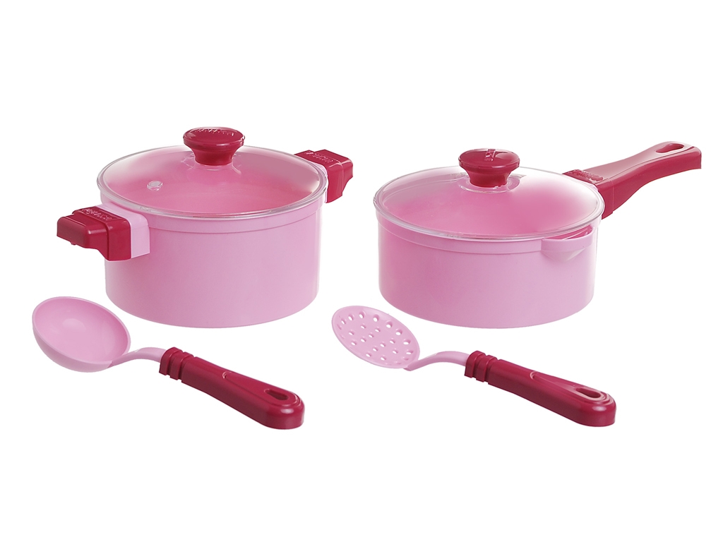 Набор посуды игровой Cooking Set, 22 см, с кухонными приборами, Юника
