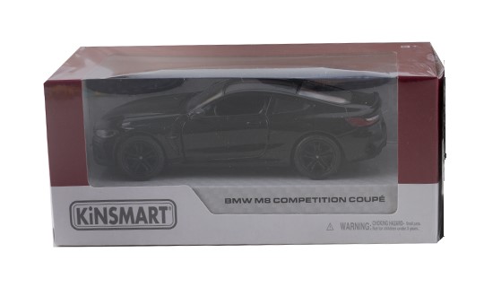 Машинка металлическая инерционная BMW M8 COMPETITION COUPE. Kinsmart KT5425W Уценка