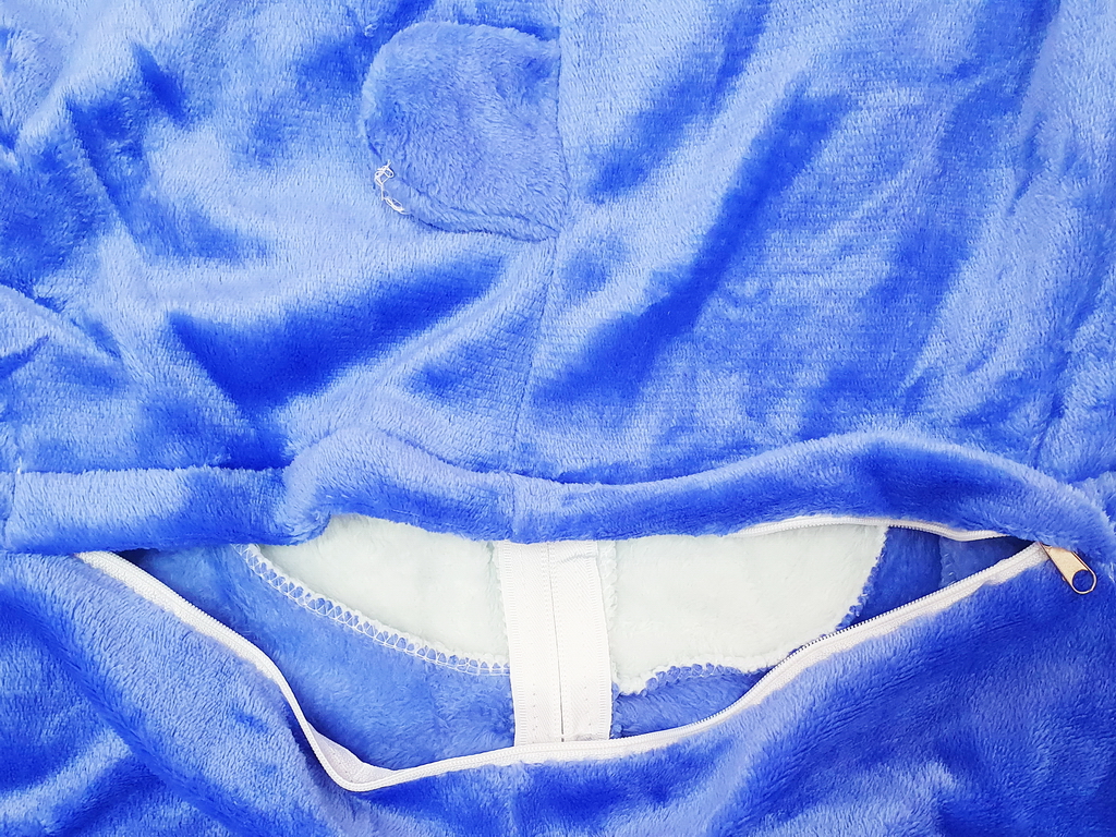 Піжама кігурумі дитяча Стич на молнии, блакитний, зріст 110
