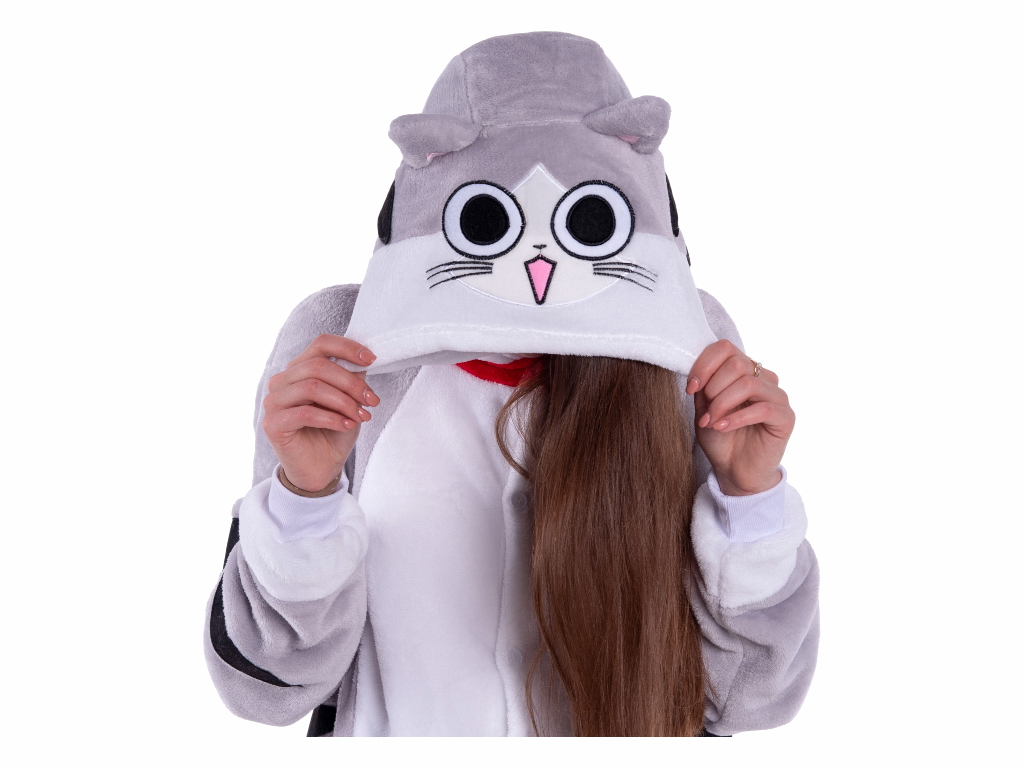 Пижама-кигуруми для взрослых кот Чи XL, рост 170-175 см
