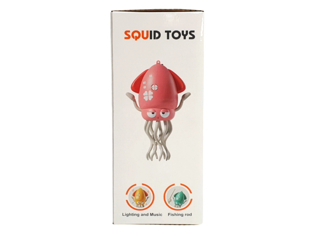 Интерактивная игрушка Танцующий кальмар-осьминог на аккумуляторе