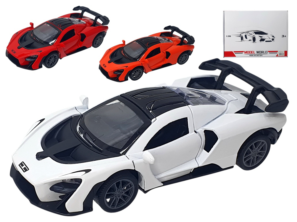 Машинка-модель гиперкар McLaren Senna, металлическая, 3 вида (цена за 1шт)