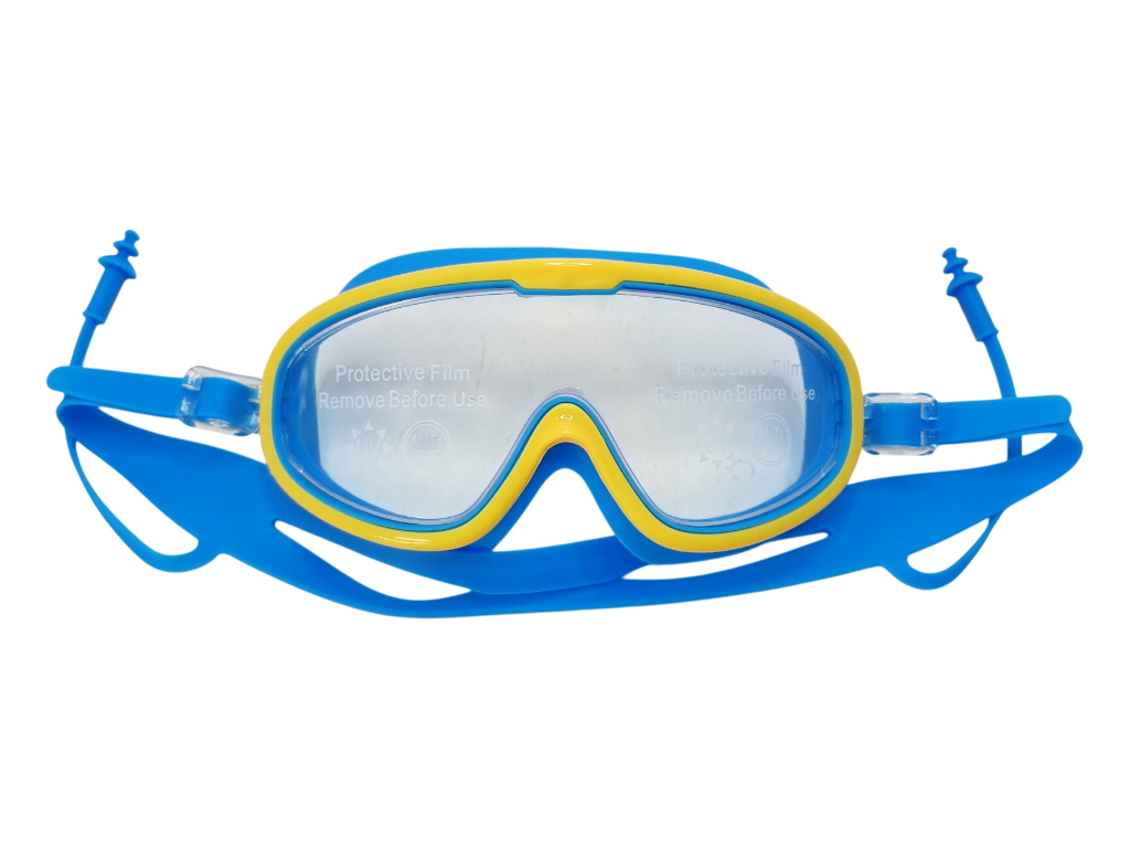 Окуляри-маска для плавання з чохлом Swimming Goggles, 7 кольорів