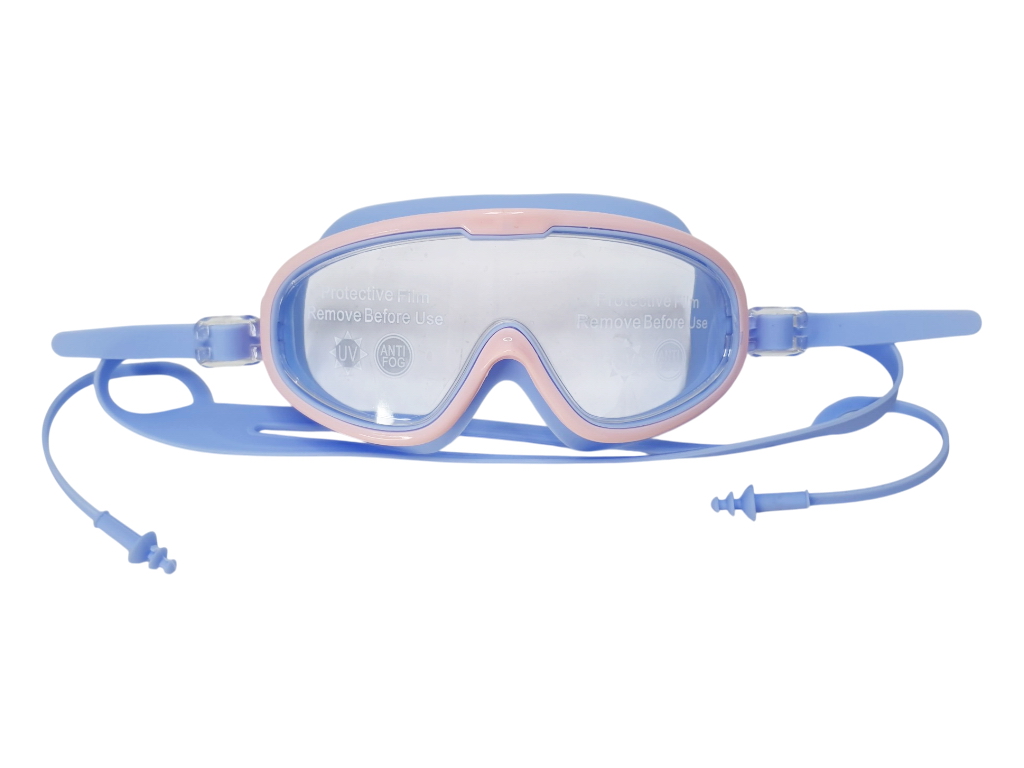Окуляри-маска для плавання з чохлом Swimming Goggles, 7 кольорів