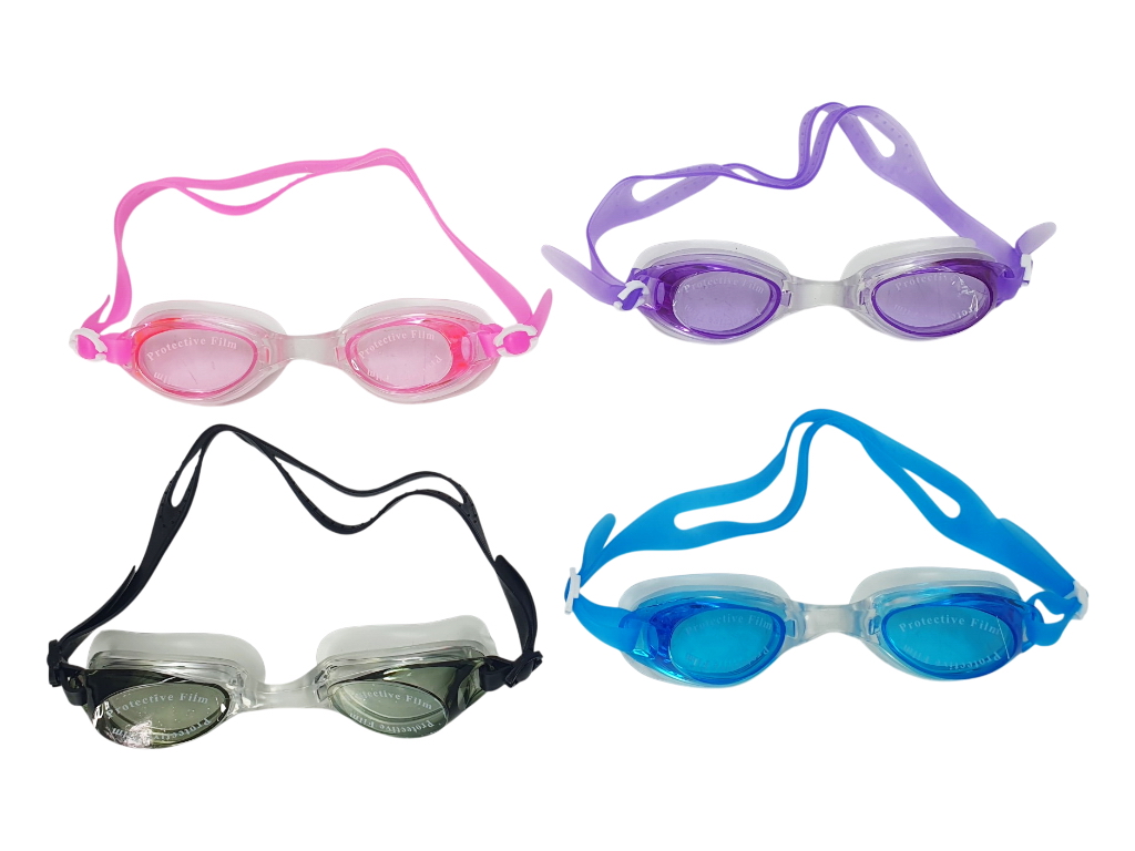 Окуляри для плавання з футляром Swim Antifog Goggles, 12-18 років, 5 кольорів