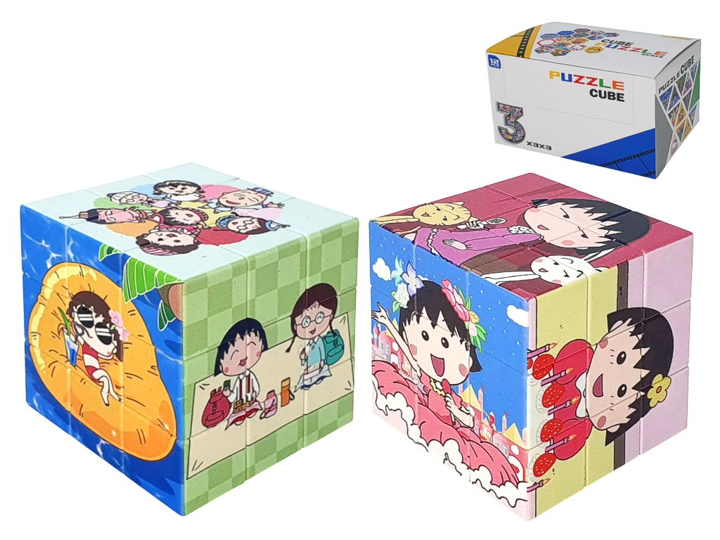 Кубик-рубік пазл Chibi Maruko 5,7х5,7х5,7см (цена за 1шт)