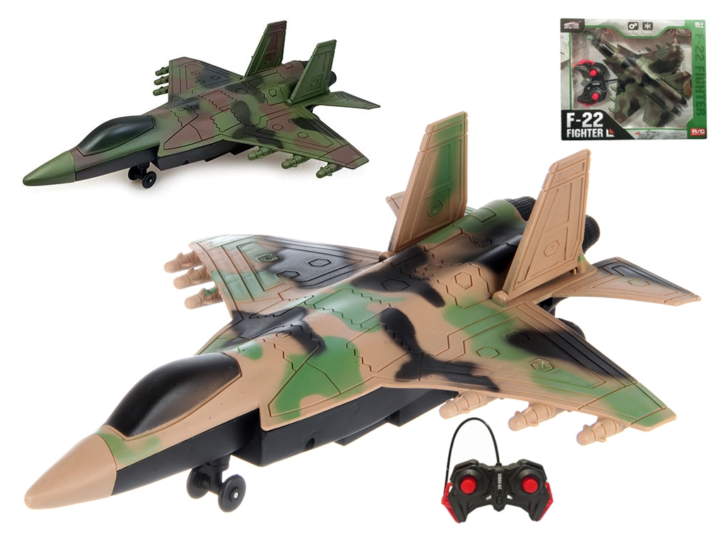Военный самолет на пульте управления F-22 Fighter, BT-8100