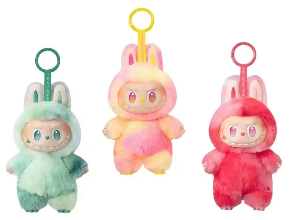Брелок м’який іграшка Labubu Pop Mart 15 см, сюрприз-бокс, текстиль