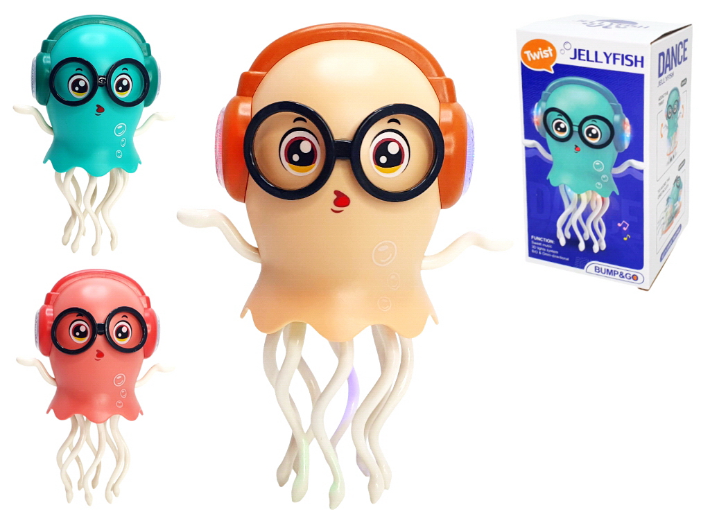 Игрушка медуза интерактивная Dancing Jellyfish HX178, светящаяся и двигающаяся музыка и звук