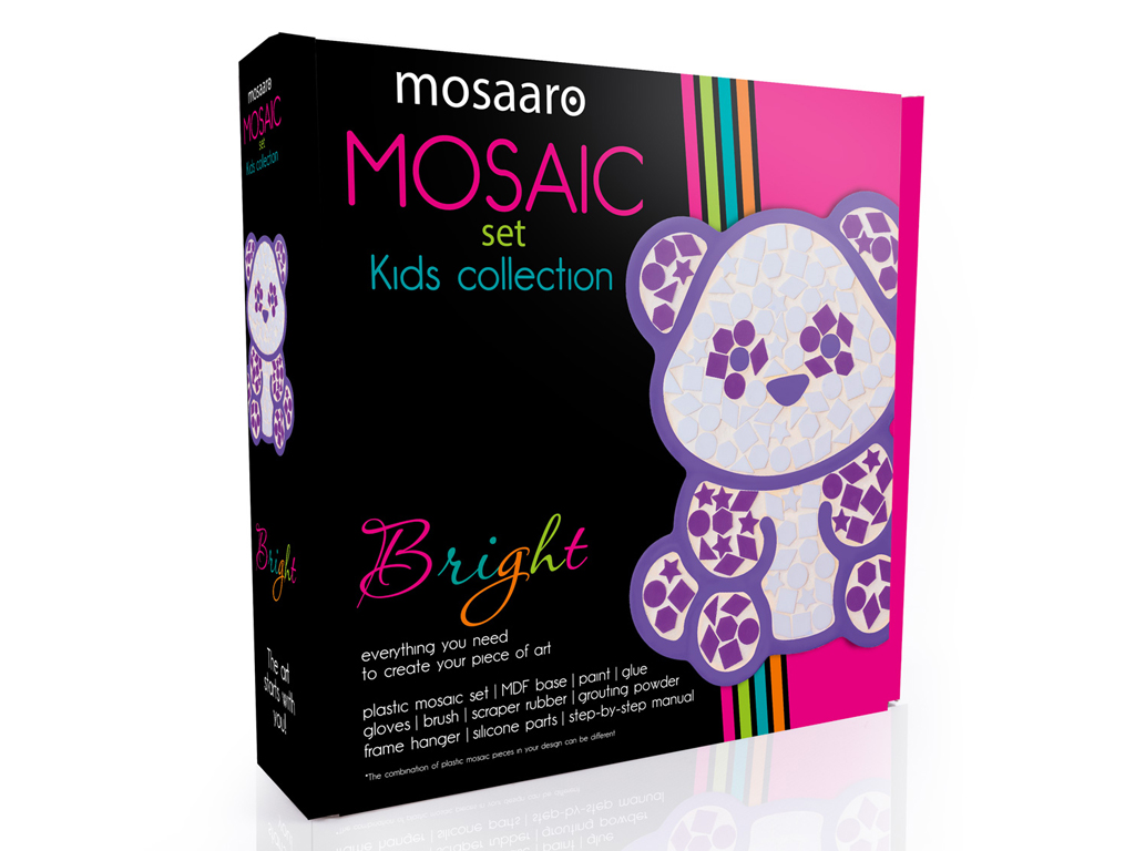 Набір для творчості пластикова мозаїка Панда, Mosaaro MA7012