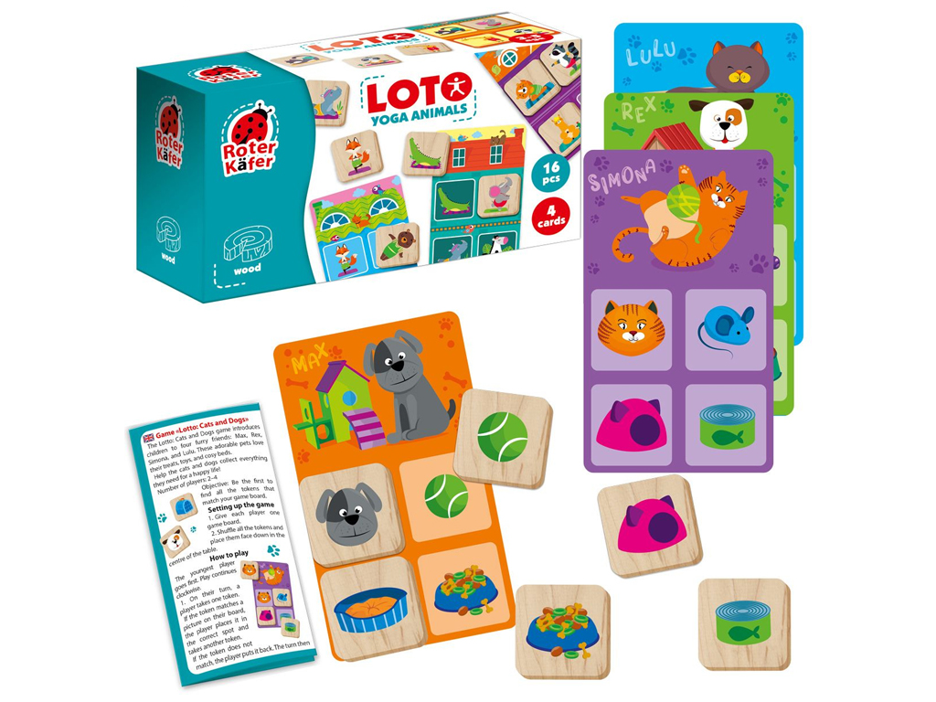 Educational game Lotto Cats and Dogs RW4011