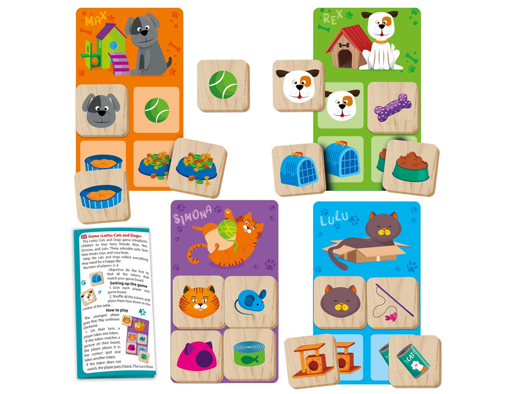 Educational game Lotto Cats and Dogs RW4011
