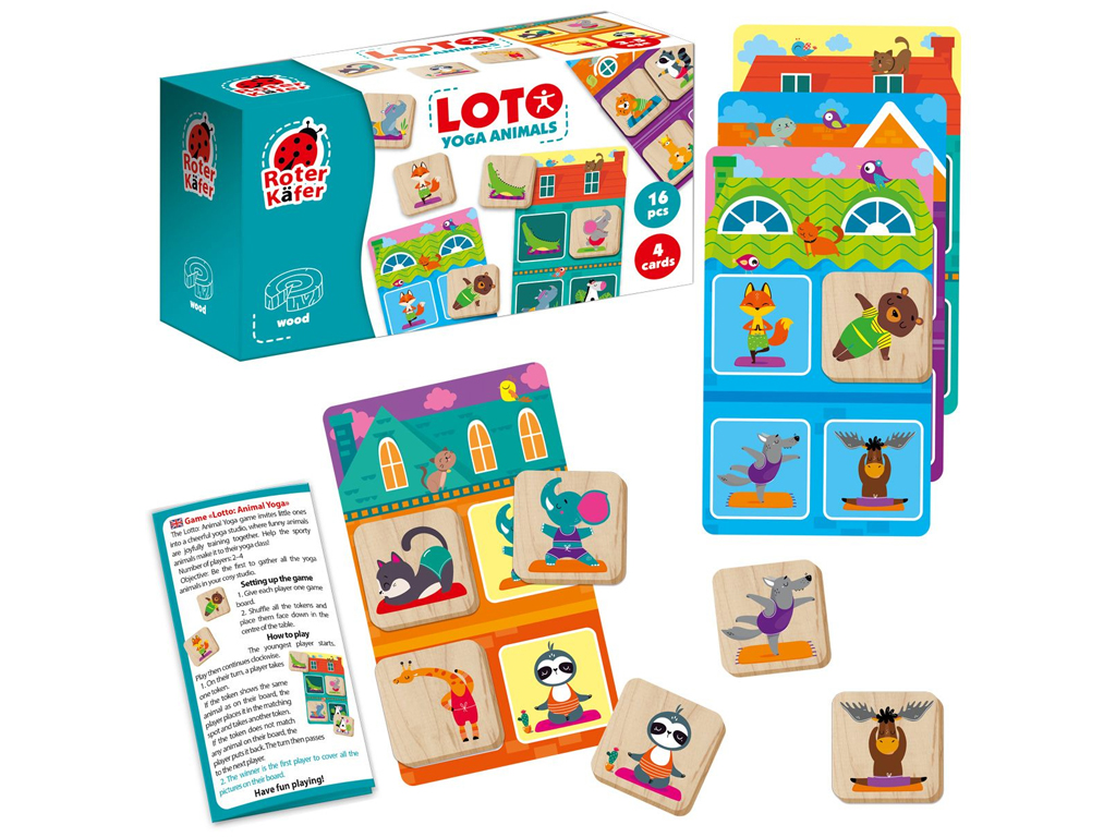 Educational game Lotto Yoga Animals RW4012