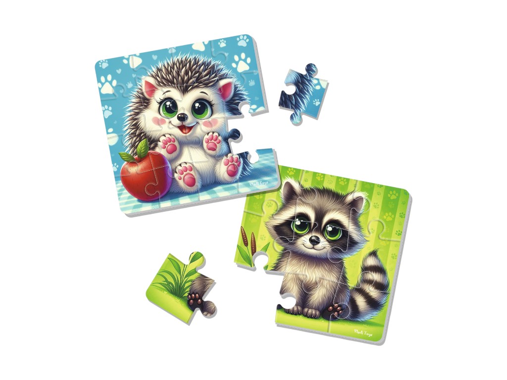 Мя'кі пазли Єнот та їжачок, Vladi Toys