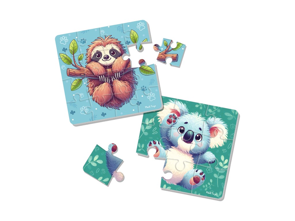 М'які пазли Лінивець та коала, Vladi Toys