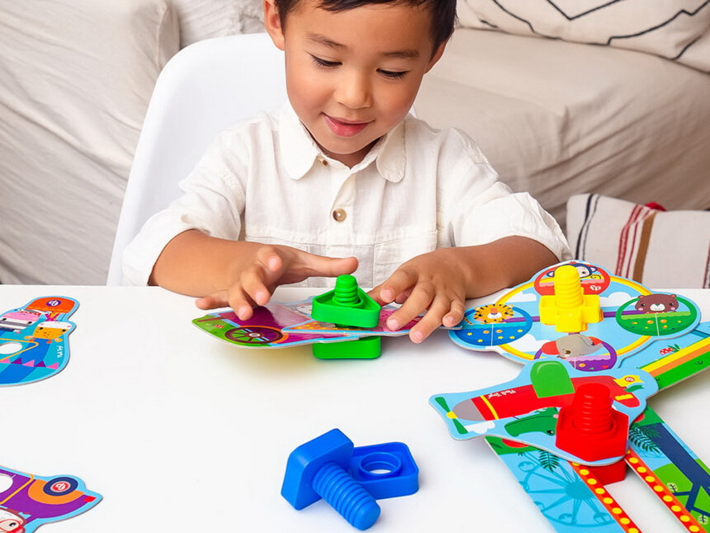 Игра-конструктор Fisher Price, Парк развлечений для малышей, Vladi Toys