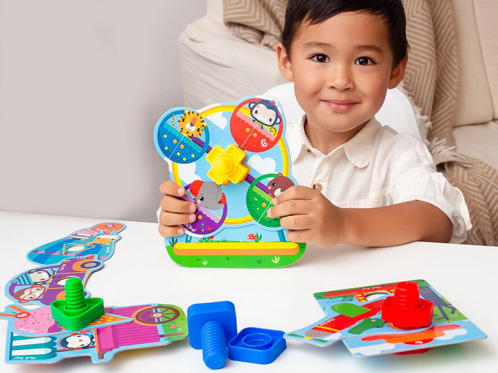 Игра-конструктор Fisher Price, Парк развлечений для малышей, Vladi Toys