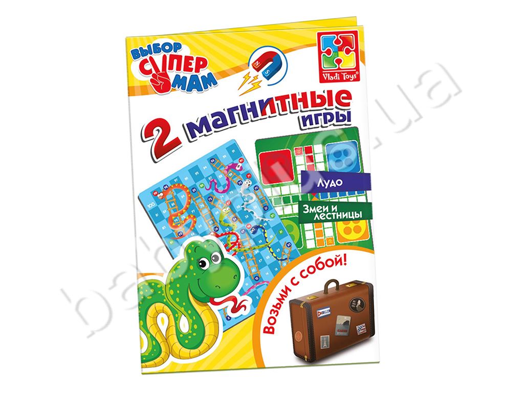 Купить Игры с магнитами В дорогу. Vladi Toys VT3105-05. 2 игры. недорого