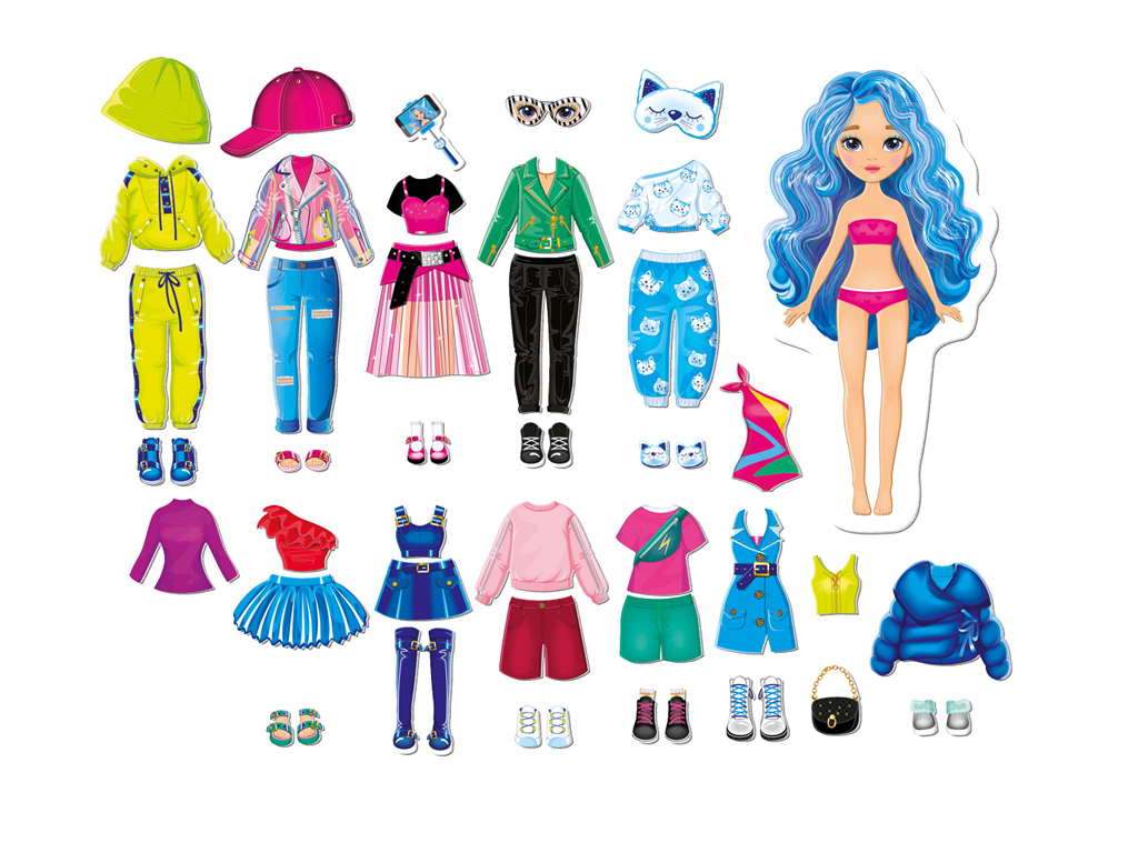 Магнітна гра‑одягалка WOW Surprise Bloger, Vladi Toys VT3210-12