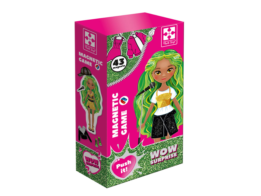 Магнітна гра‑одягайка WOW Surprise Singer, Vladi Toys VT3210-13