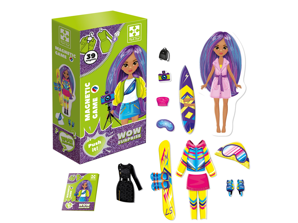Магнітная гра-одягалка WOW Surprise Travel, Vladi Toys VT3210-15