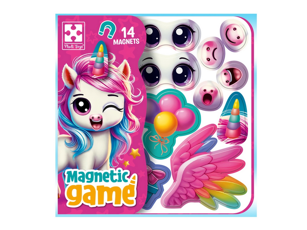 Гра магнітна розвиваюча Емоції Одноріжки, Vladi Toys, VT3220-01