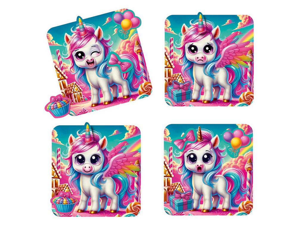 Гра магнітна розвиваюча Емоції Одноріжки, Vladi Toys, VT3220-01