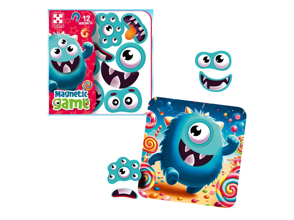 Гра магнітна Емоції Монстріка, Vladi Toys, VT3220-02
