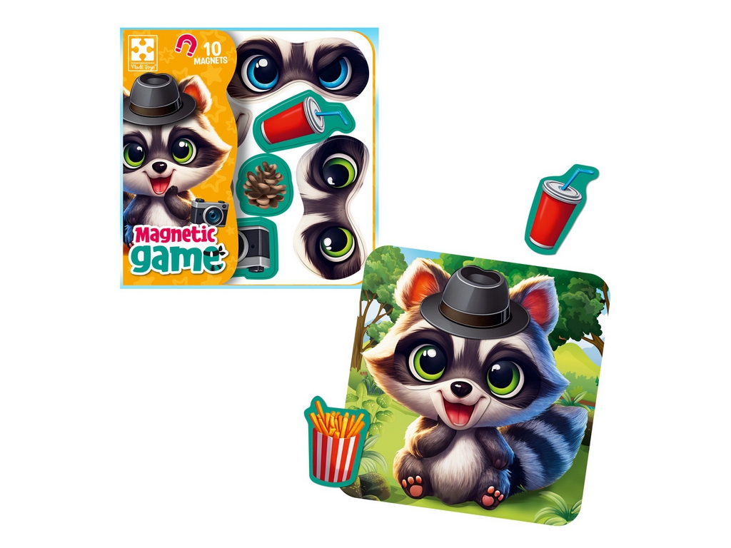 Гра магнітна розвиваюча Емоції Єнота, Vladi Toys, VT3220-03