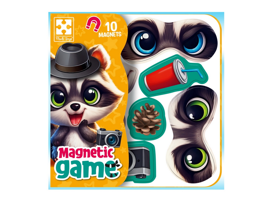 Гра магнітна розвиваюча Емоції Єнота, Vladi Toys, VT3220-03