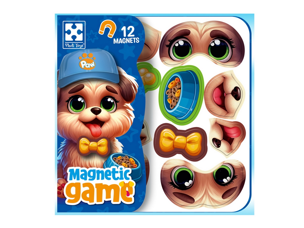 Гра магнітна розвиваюча Емоції Песіка, Vladi Toys, VT3220-04