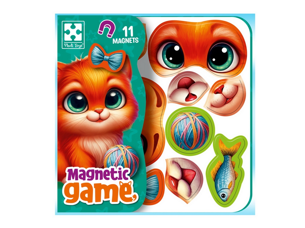 Гра магнітна розвиваюча Емоції Котика, Vladi Toys, VT3220-05