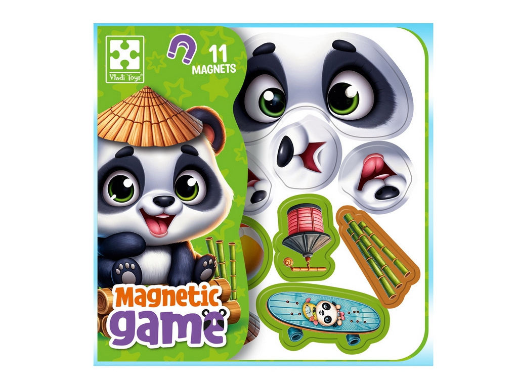 Гра магнітна розвиваюча Емоції Панди, Vladi Toys, VT3220-06