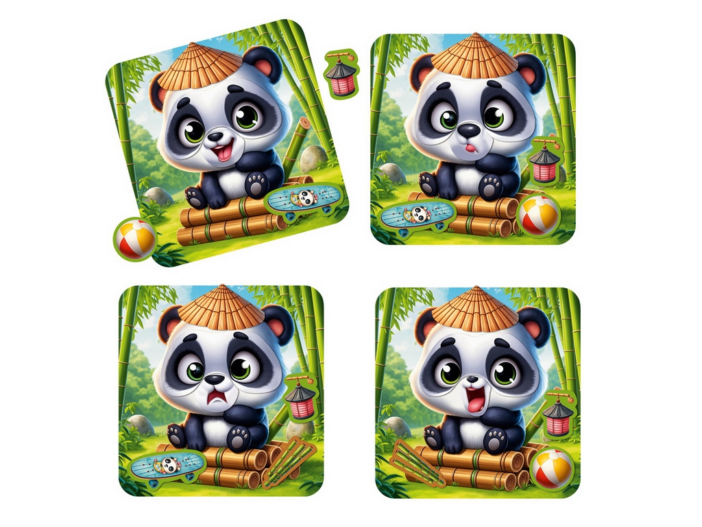 Гра магнітна розвиваюча Емоції Панди, Vladi Toys, VT3220-06